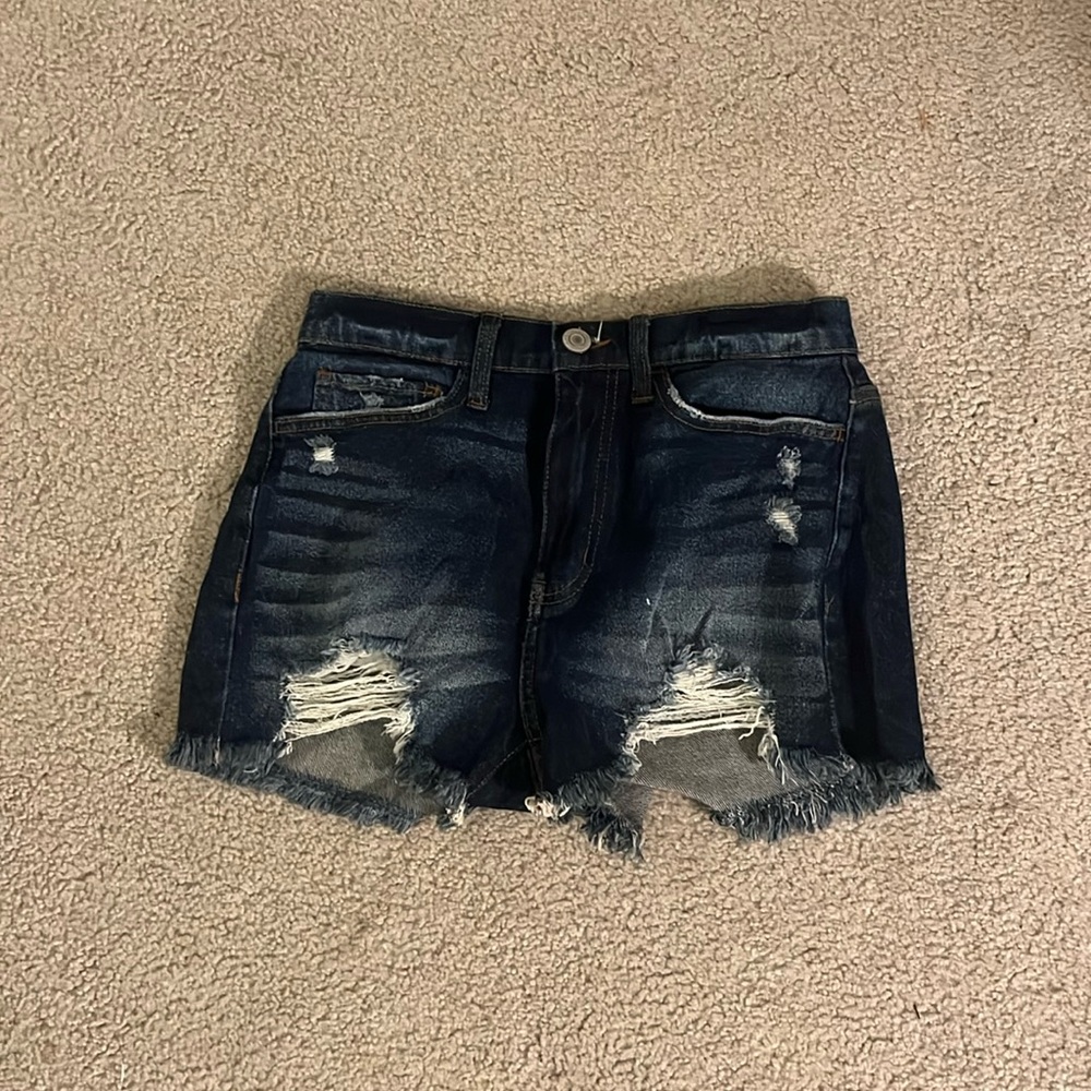 SO Dark jean shorts